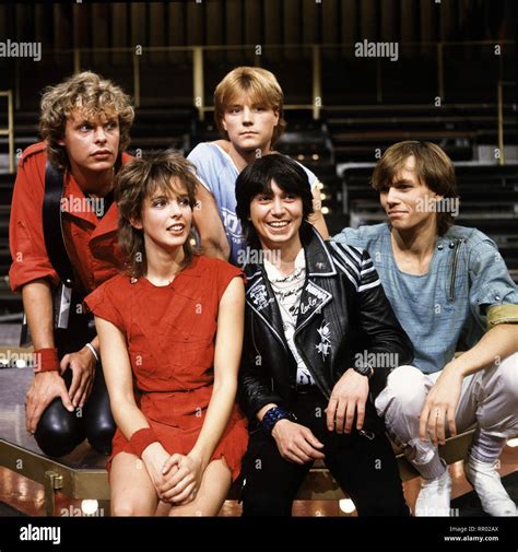 Nena Gabriele Susanne Kerner Und Band Ca 1982 Überschrift Nena Und Band Fotografía De