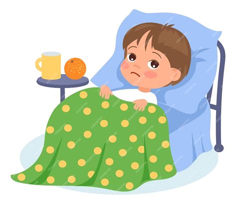 Niño Enfermo Enfermedades De Los Niños Lesiones Y Dolencias Niño