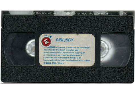 Girl Stroke Boy On Vcl United Kingdom Betamax Vhs Videotape