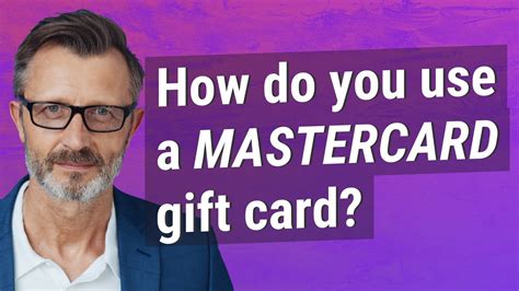 How Do You Use A Mastercard Gift Card Youtube