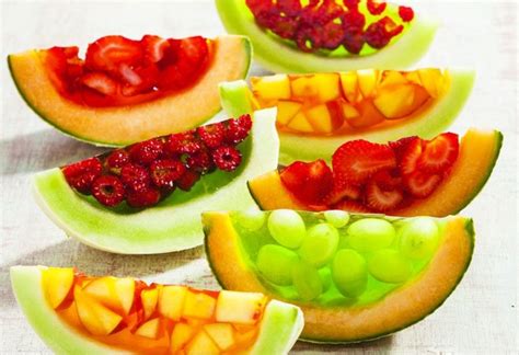 These Fruit And Jelly Filled Melon Wedges Will Keep The Kids Happy