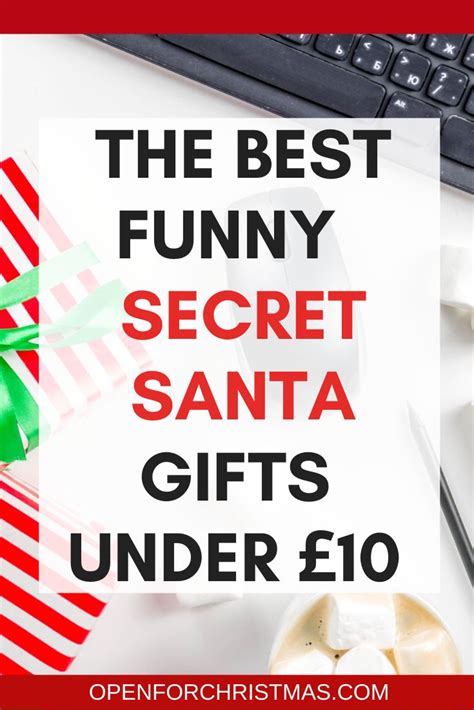 Best Funny Secret Santa Gifts Under 10 Christmas Gift Ideas
