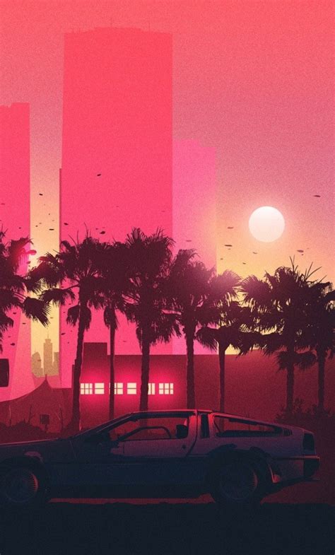 My New Phone Wallpaper Outrun