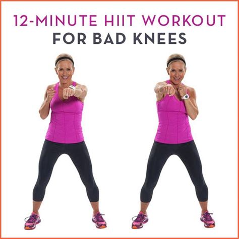 12 Minute Low Impact Hiit Workout For Bad Knees Bad Knees Low