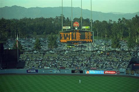 Dodgers Baseball Stadium Los Angeles Editorial Stock Photo Image Of