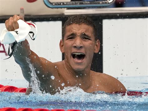 Tunisias Ahmed Hafnaoui Shocks The Swimming Field To Win Olympic Gold