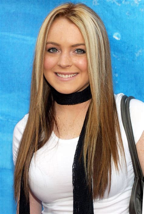 lindsay lohan s hair evolution us weekly