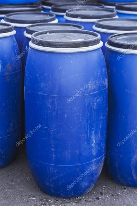 Big Old Plastic Barrels — Stock Photo © Ellemarien 44955579