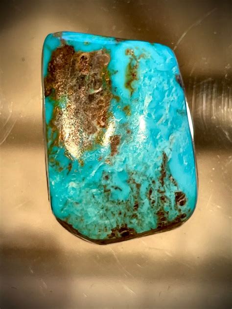 Copper Canyon Turquoise Rare Natural High Grade Intense Blue Etsy