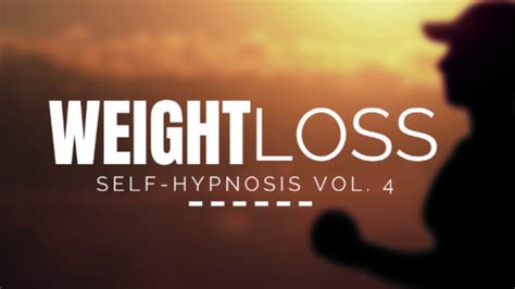 Weight Loss Vol 4 Guided Self Hypnosis Youtube