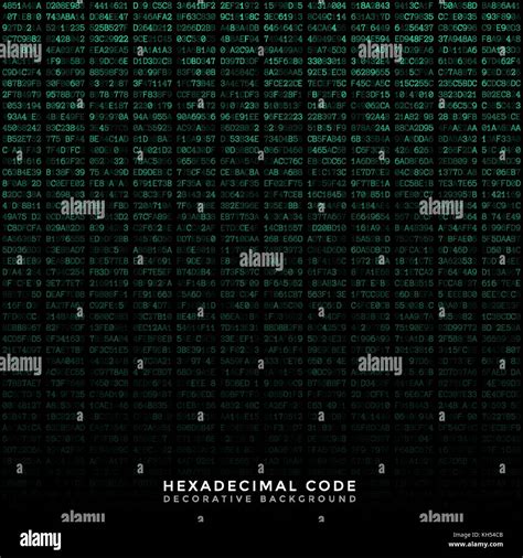 Hexadecimal System Stock Vector Images Alamy