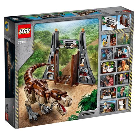 Lego Reveals 75936 Jurassic Park T Rex Rampage Featuring The Largest Dinosaur Ever In An