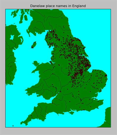 Distribution Of Scandinavian Place Names In England Flickr