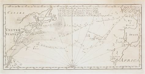 An 18th Century Gulf Stream Chart With A Ben Franklin Connection