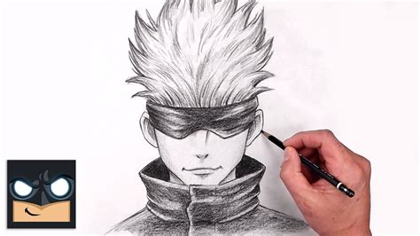 How To Draw Satoru Gojo Jujutsu Kaisen Sketch Art Lesson Step By