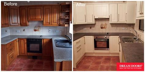 Cabinet door replacement costs at cabinetdoors.com. Kitchen Cabinet Door Replacement Before And After - The Door