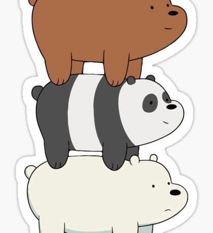 Powered by @combot 903211 sticker sets available the world's largest catalogue. We Bare Bears: Stickers | Redbubble