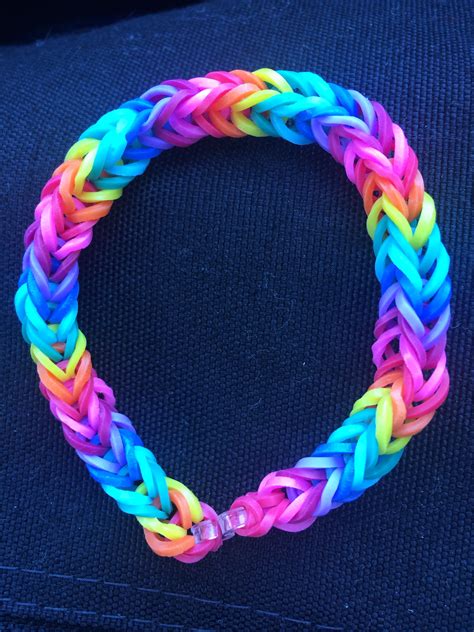 Rainbow Loom Rainbow Bracelet Diy Bracelets Patterns Rainbow Loom