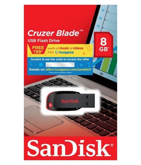 Sandisk Cruzer Blade 8gb Pen Drive Pack Of 5 Buy Sandisk Cruzer