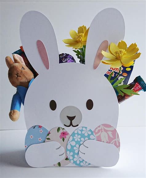 Easter Gift Box Easter Bunny SVG Easter Presentation Box | Etsy