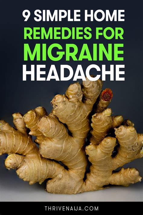 9 Simple Home Remedies For Migraine Headache Thrivenaija