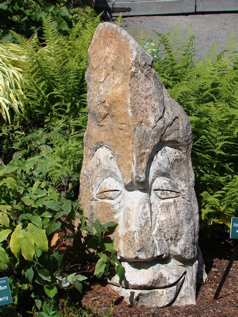 Statue At The Coastal Maine Botanical Gardens In Boothbay Boothbay