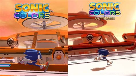 Video Sonic Colors Wii Vs Sonic Colors Ultimate Comparison