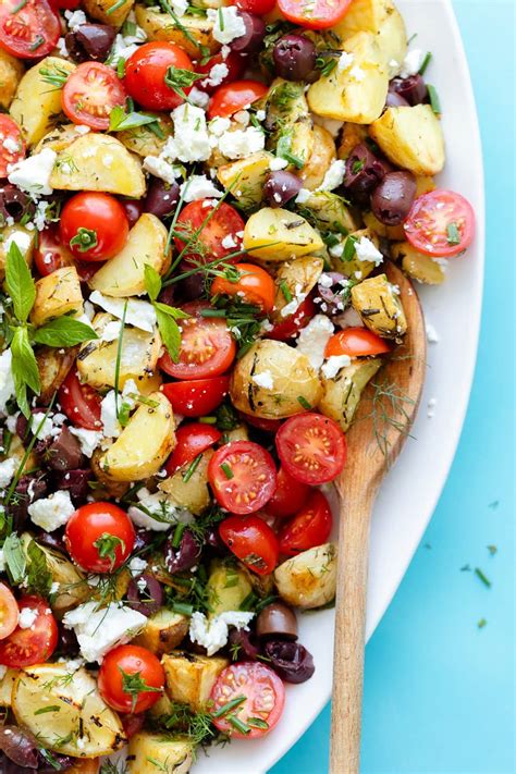 Greek Potato Salad With Feta The Healthful Ideas