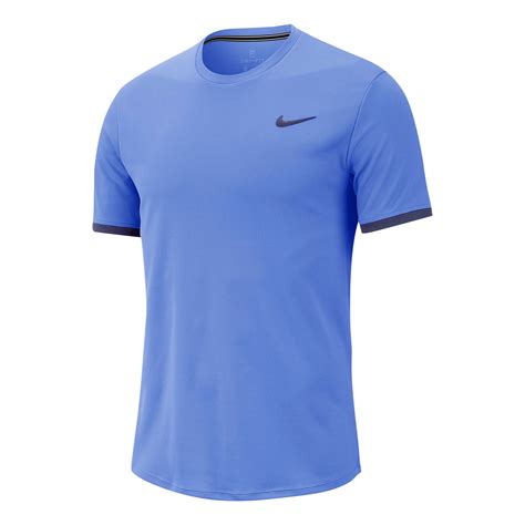 Buy Nike Court Dri Fit T Shirt Men Light Blue Dark Blue Online