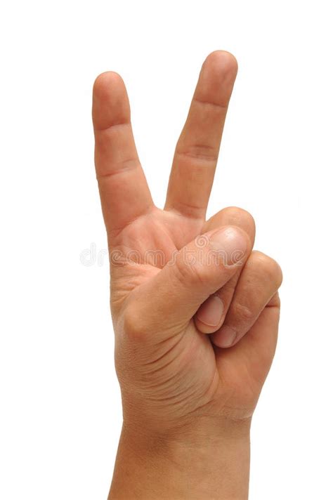 Victory Hand Sign Royalty Free Stock Images Image 27197509