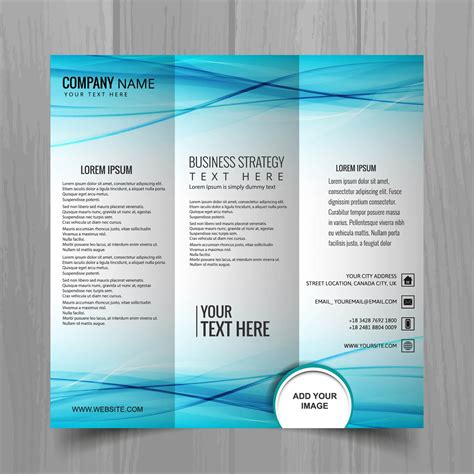 Trifold Brochure Vector Art Icons And Graphics For Free Download