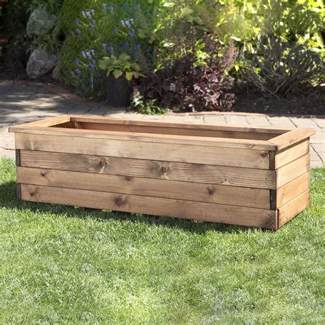 £39 The Charles Taylor Large Trough Planter Is A Wonderful Wooden