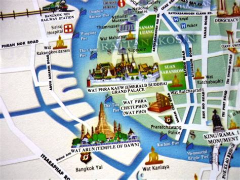 Location Map Of Wat Arun Bangkok Thailand About Bts Bangkok Thailand