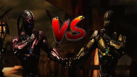 Mortal Kombat Sektor Vs Cyrax Vs Smoke Triborg Youtube