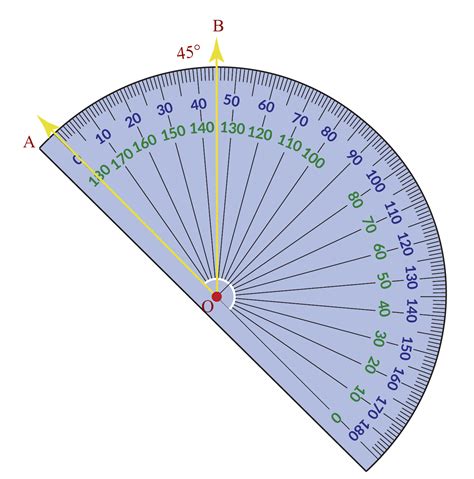 9 How To Measure Angle Using Protractor 2022 Hutomo