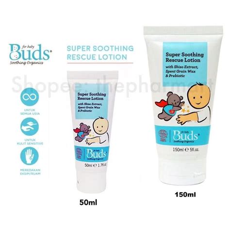 Buds Super Soothing Rescue Lotion 15ml 50ml 50ml Shopee Malaysia