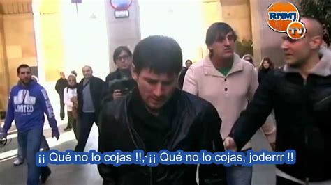 Costa acompañará a messi a su nuevo destino. Leo Messi incidente Pepe Costa y Paco Osuna aficionado del ...