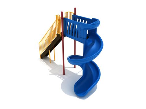 Spiral Slide 8 Foot Deck Willygoat Playgrounds