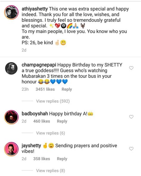 Drake is all smitten by bollywood actor and suneil shetty's daughter athiya shetty and he has no plans on keeping it subtle. Happy Birthday to my Shetty: Drake to Athiya