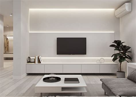 Minimalistic Interior Design On Behance Minimalist Living Room