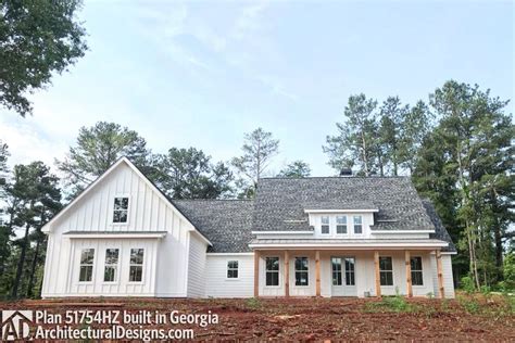 House Plan 51754hz Built In Georgia With A Broadened Front Dormer
