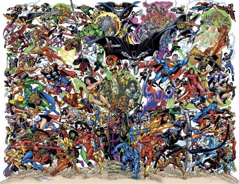 Marveldc Jlaavengers Artwork By George Perez Once Upon A Geek