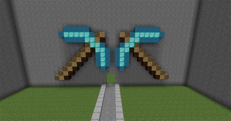 Diamond pickaxes can break all block types. Diamond pickaxe Minecraft Map