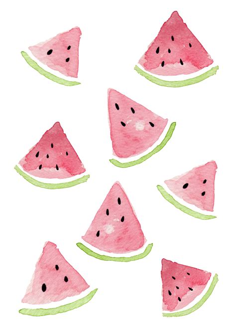 I Made This Watermelon Chunks With Watercolor Watermelon