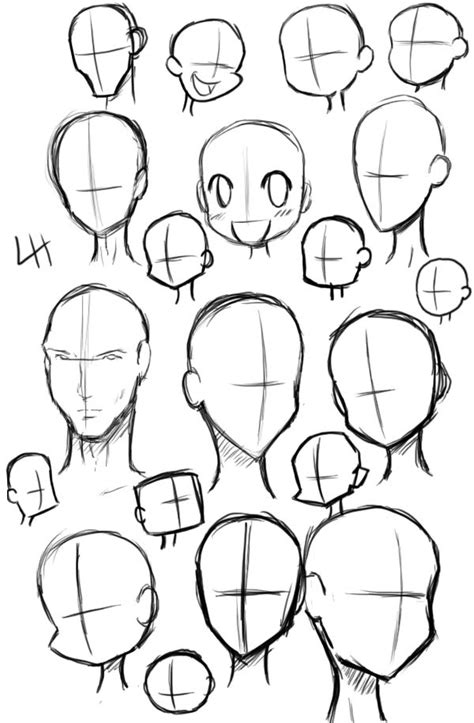 Heads Drawing Tutorial Face Anime Drawings Tutorials Deviantart