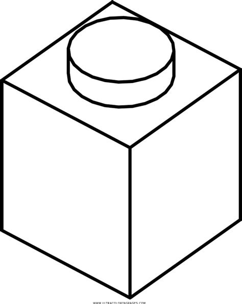 Lego Blocks Coloring Pages With Brick Page Ultra Lego Block Coloring