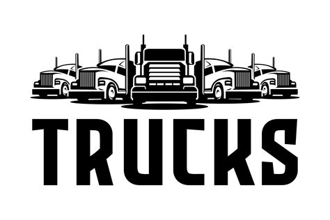 Truck Logo Design Gráfico Por Barra Zain · Creative Fabrica