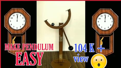 How To Make Pendulum Clock Pendulum Homemade Paper Art Free