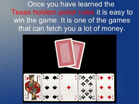 This video explains the texas holdem rules. Texas holdem poker rules