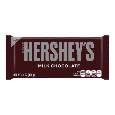 Hersheys Milk Chocolate Bar Xl 44oz Chocolate Milk Hershey
